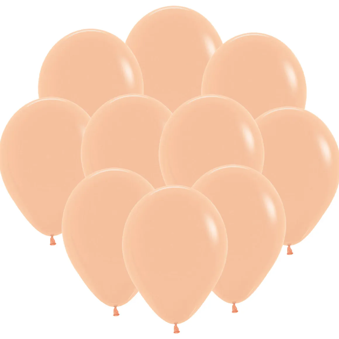Ballonger, aprikos 30 cm 10 st