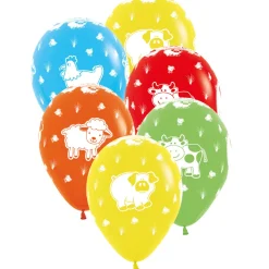 Ballonger, gårdens djur 6 st