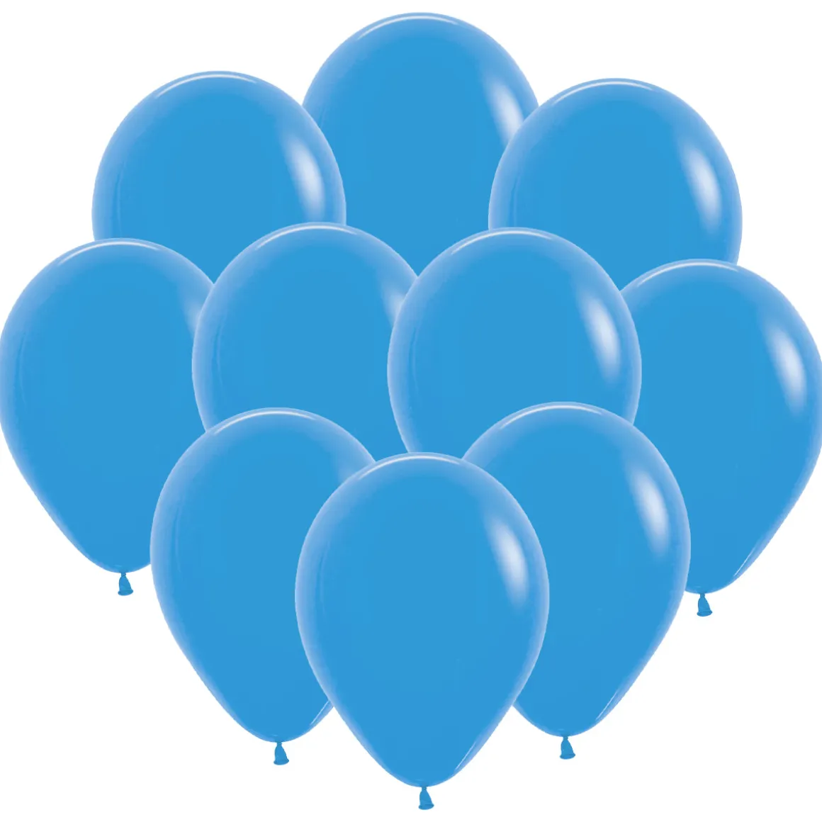 Ballonger, himmelsblå 30 cm 10 st