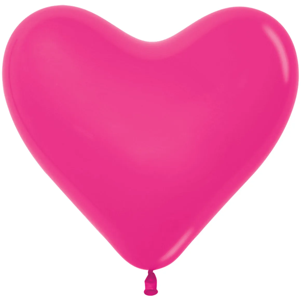 Ballonger, hjärta rosa 6 st