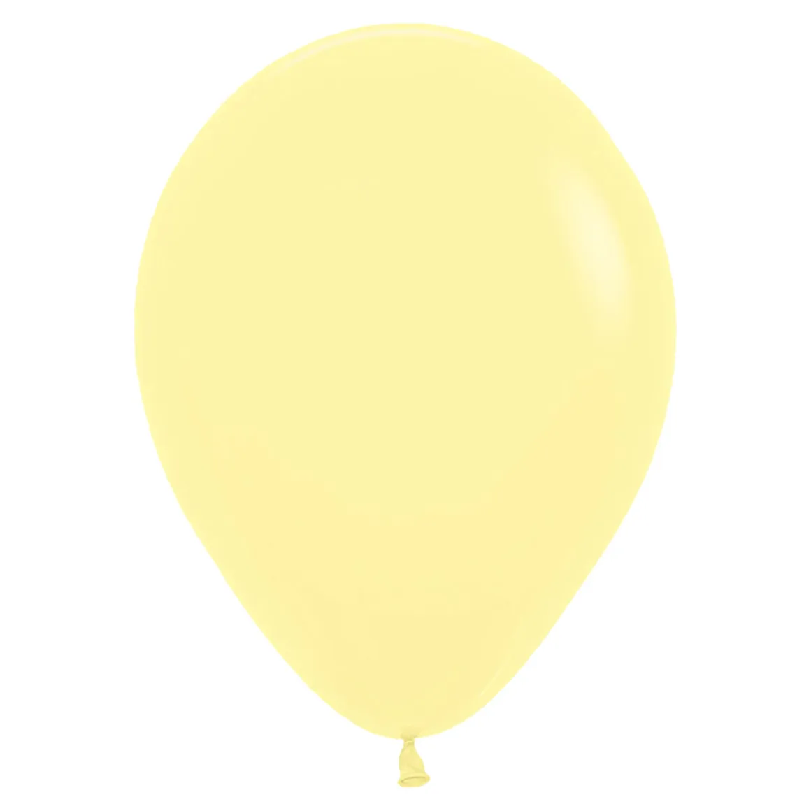 Ballonger, matta gul pastell 10 st