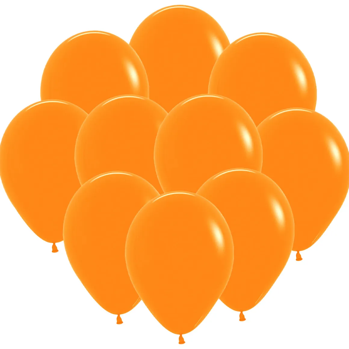 Ballonger, orange 30 cm 10 st