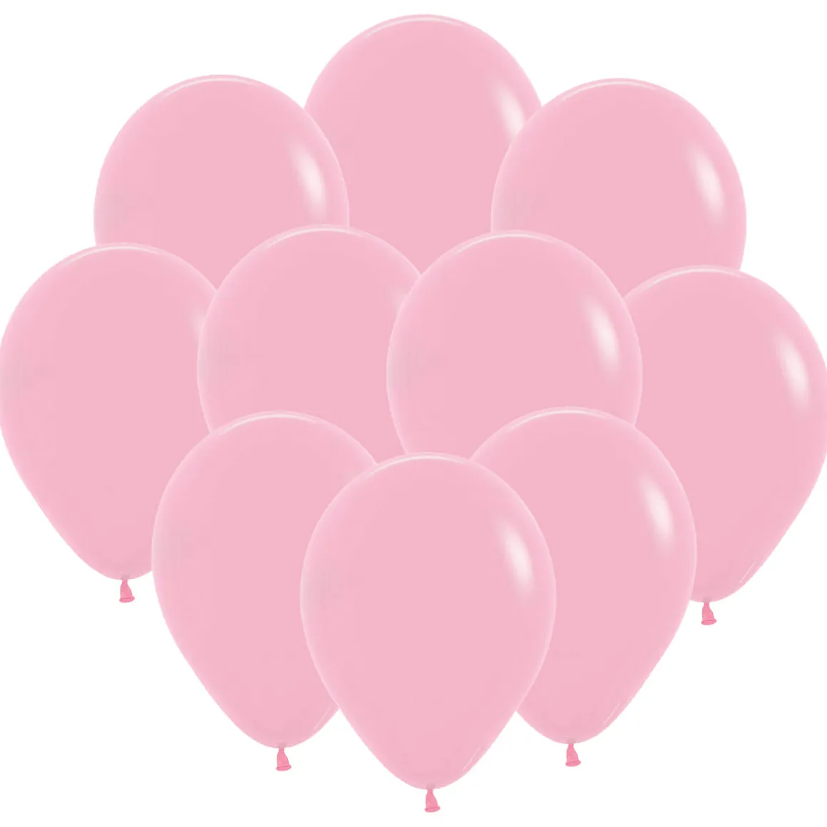 Ballonger, rosenrosa 30 cm 10 st