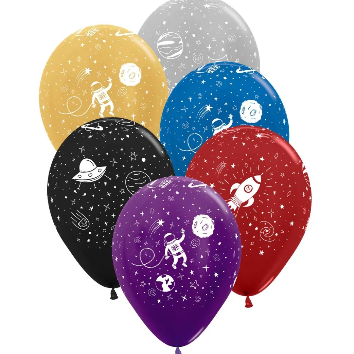 Ballonger, rymden 6 st