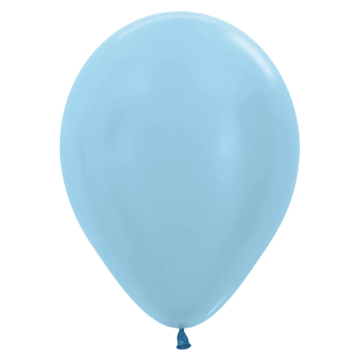 Ballonger, satin blå 10 st