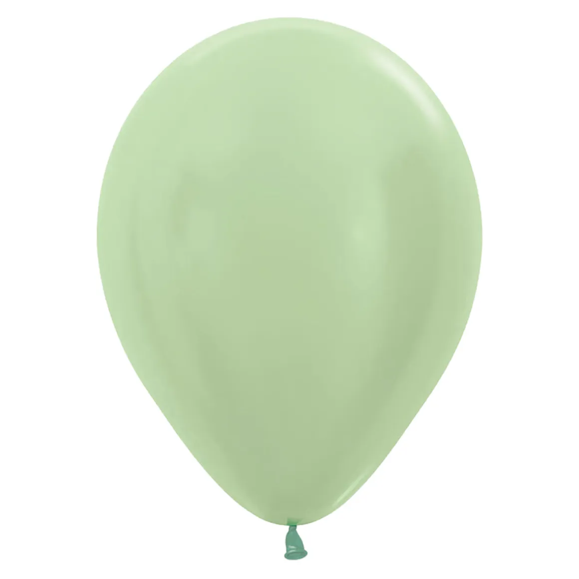 Ballonger, satin grön 10 st