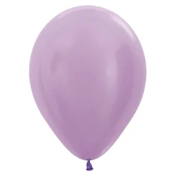 Ballonger, satin lila 10 st