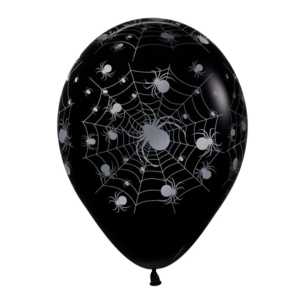 Ballonger, spindlar svarta 6 st