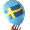 Ballonger, svenska flaggan 6 st