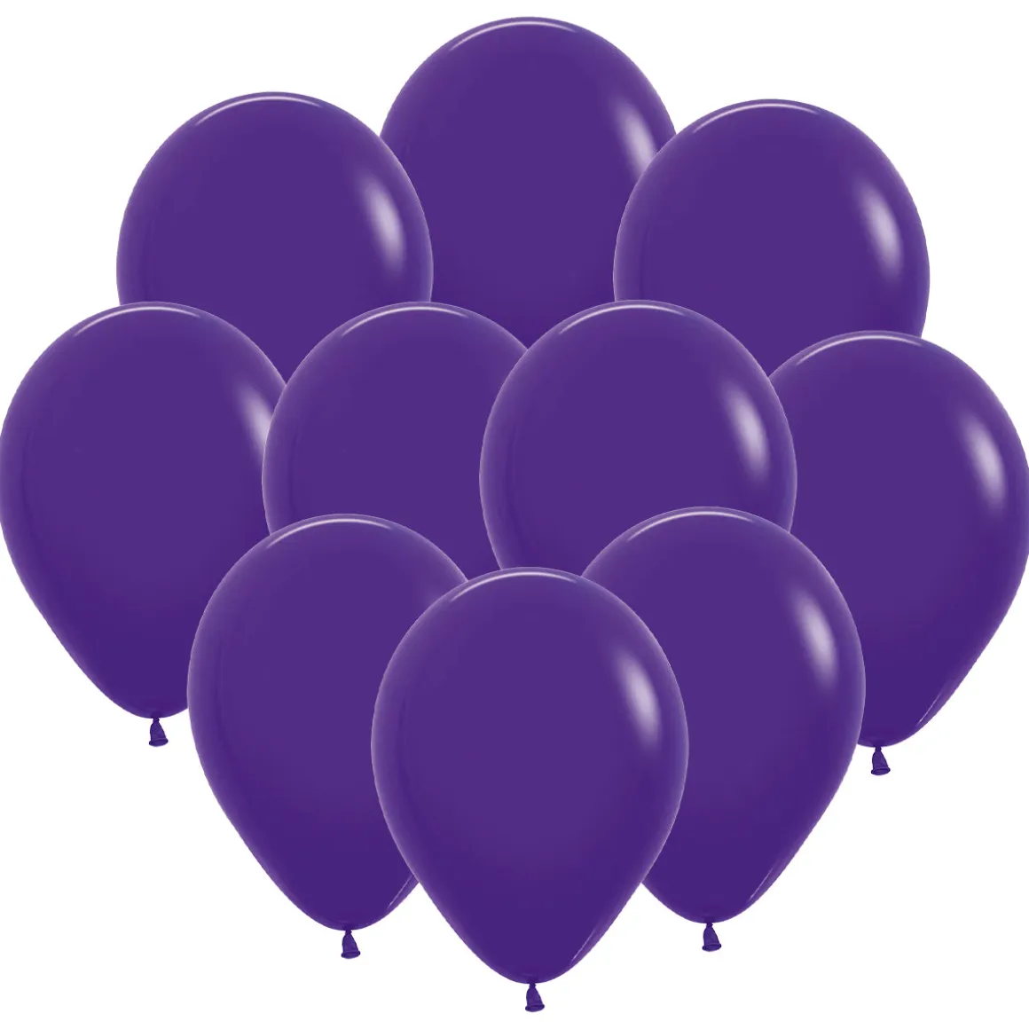 Ballonger, violett 30 cm 10 st