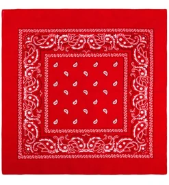 Bandana, röd 55x55 cm