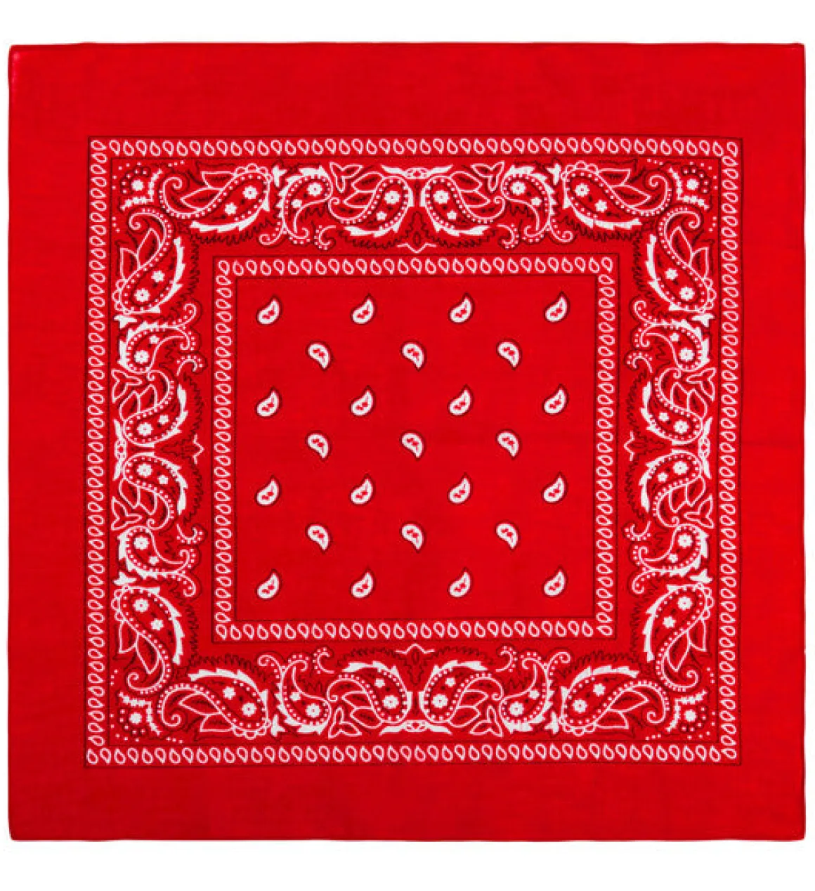 Bandana, röd 55x55 cm