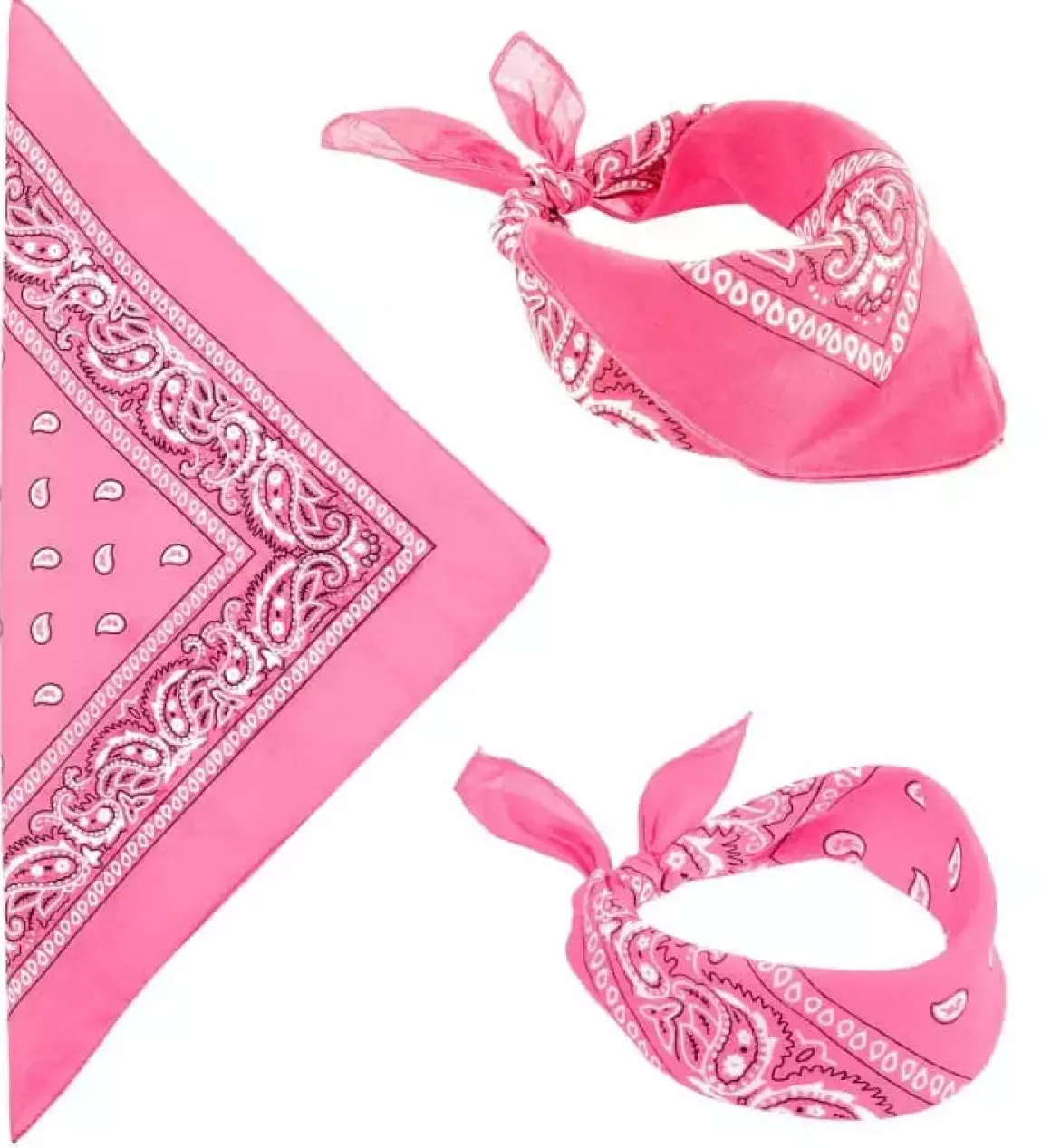 Bandana, rosa 55x55 cm
