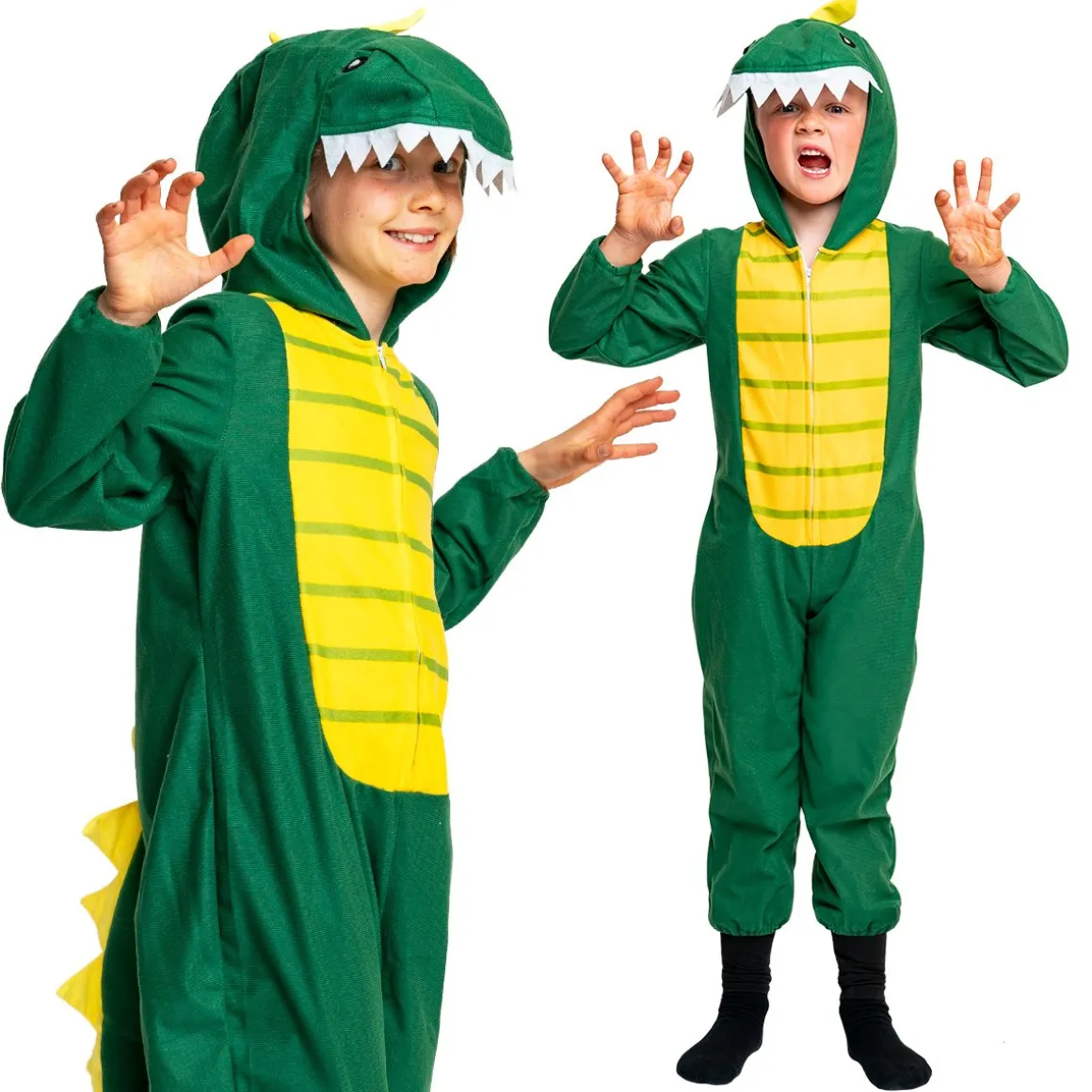 Barndräkt, dinosaurie 110/116 cl