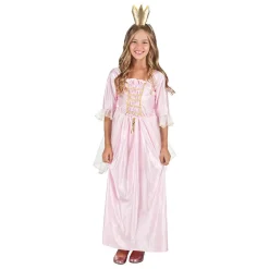 Barndräkt, prinsessa rosa 7-9 år