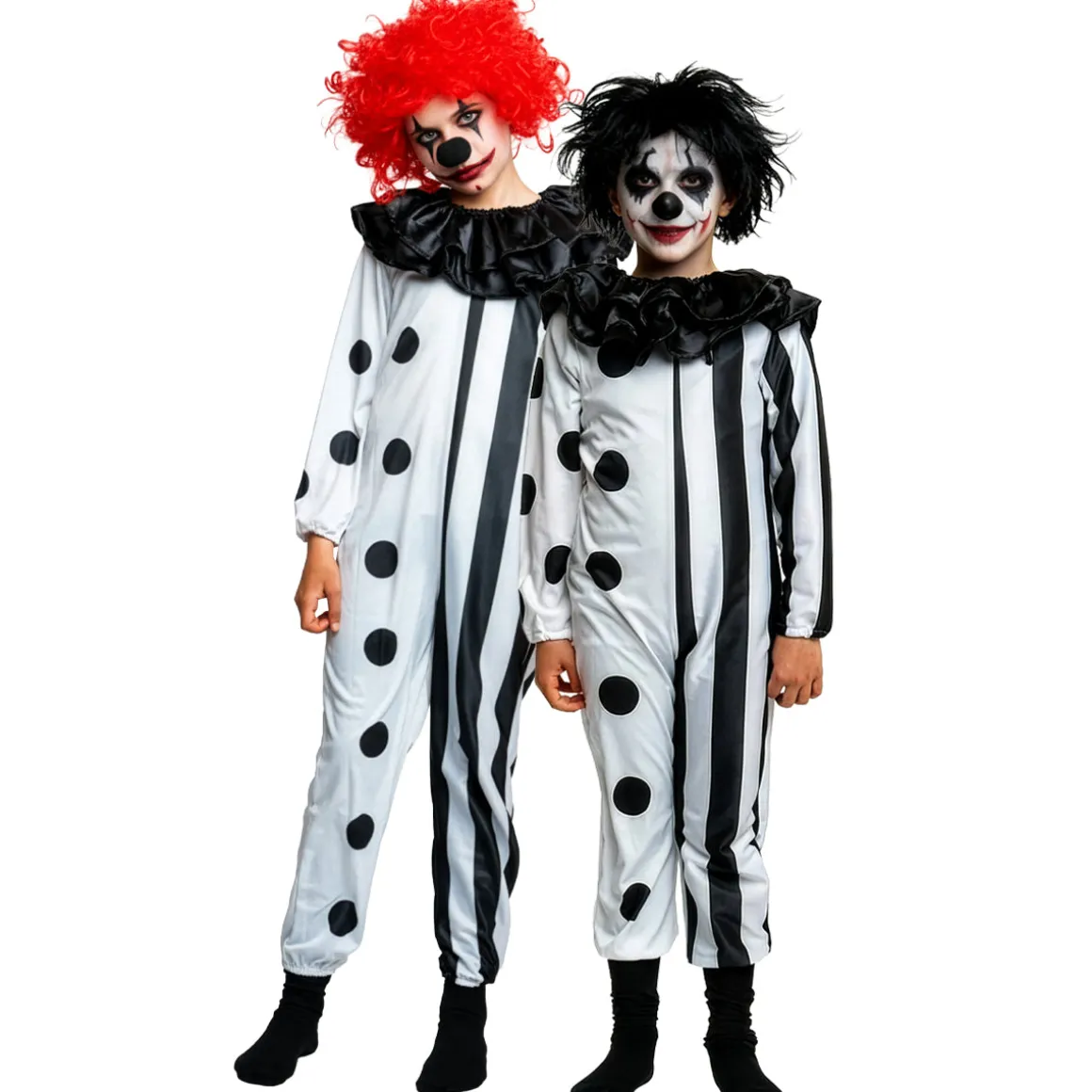 Barndräkt, skräckclown 110/116 cl