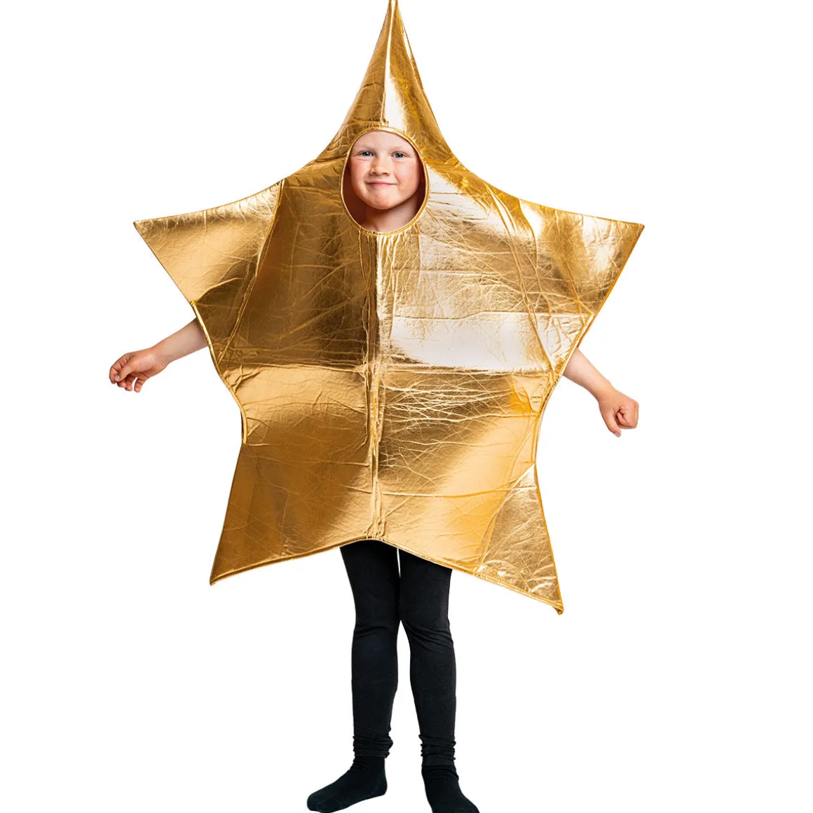 Barndräkt, stjärna guld