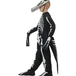 Barndräkt, T-rex skelett 115/128 cl