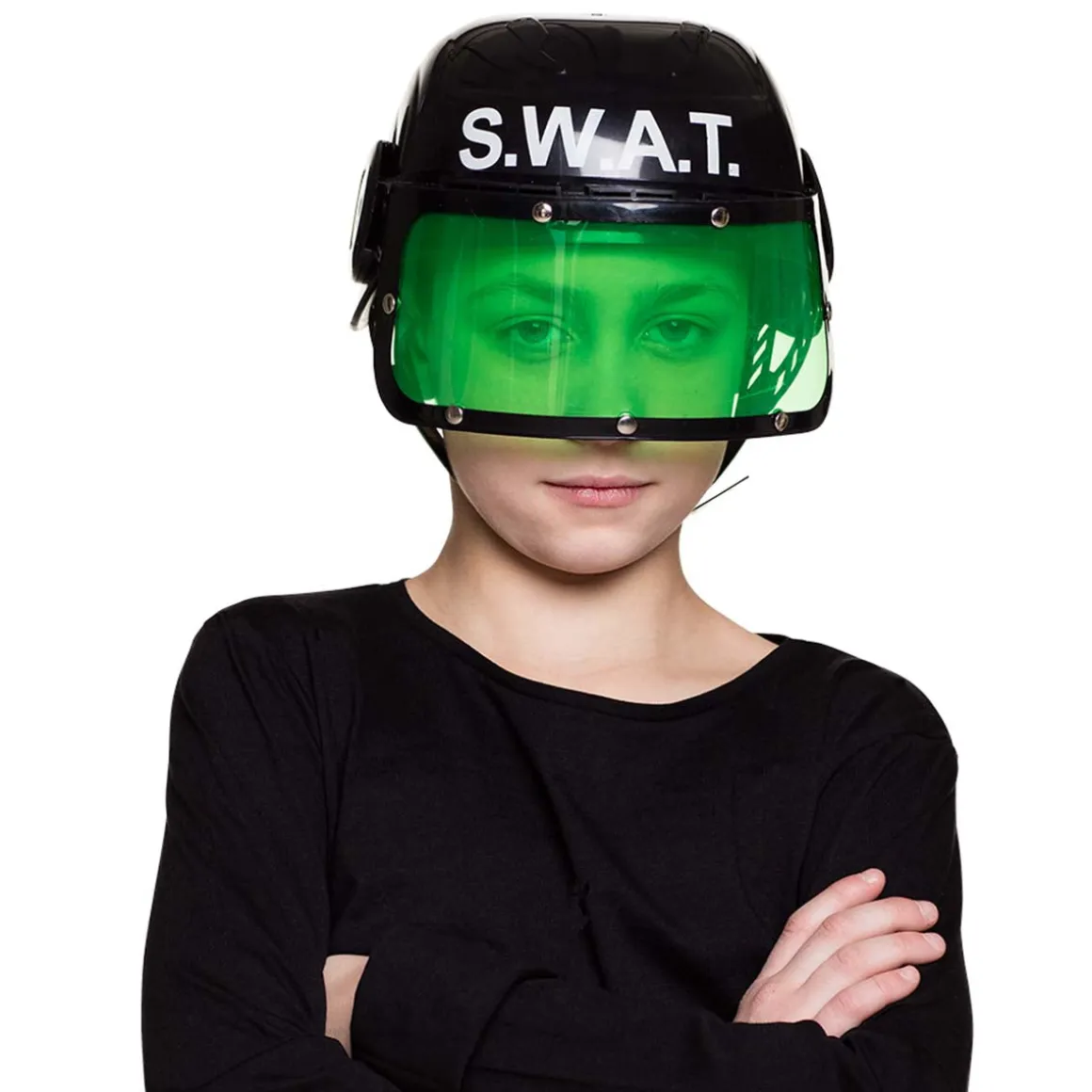 Barnhjälm, polis swat