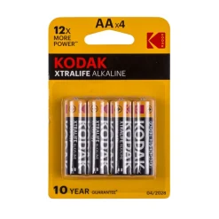Batteri, 15A/AA 4-pack