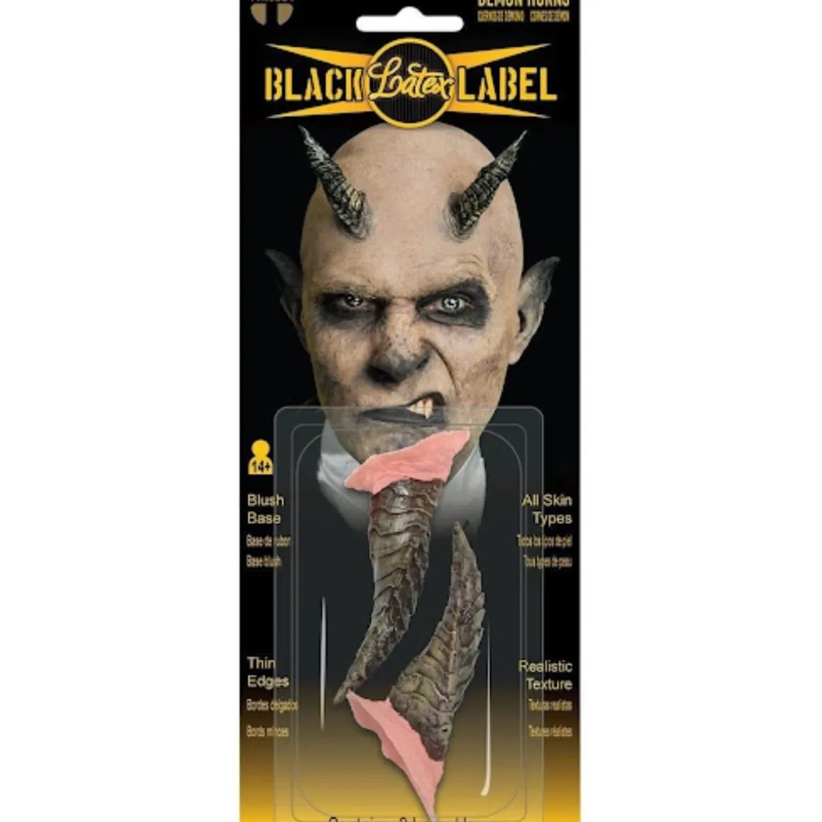 Black Label Latex Horns - Demon Horns