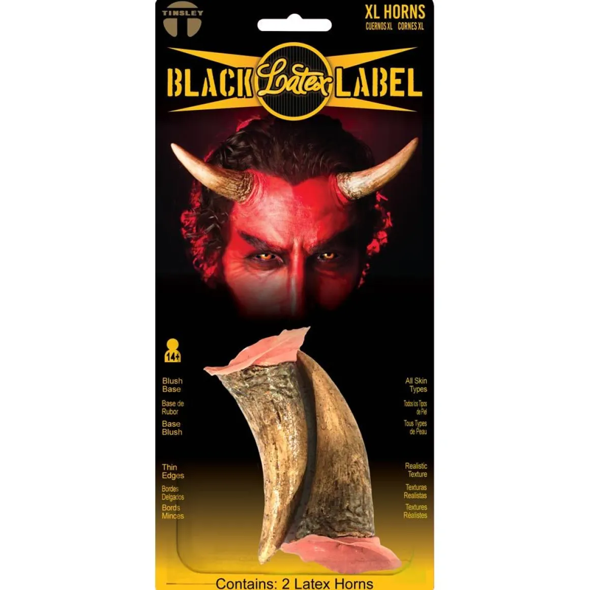 Black Label Latex Horns - XL Devil Horns