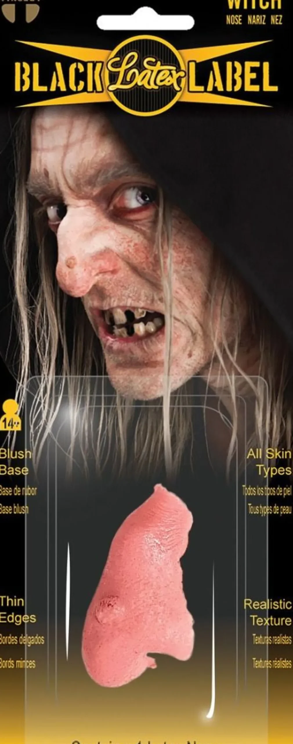 Black Label Latex Noses - Witch Nose