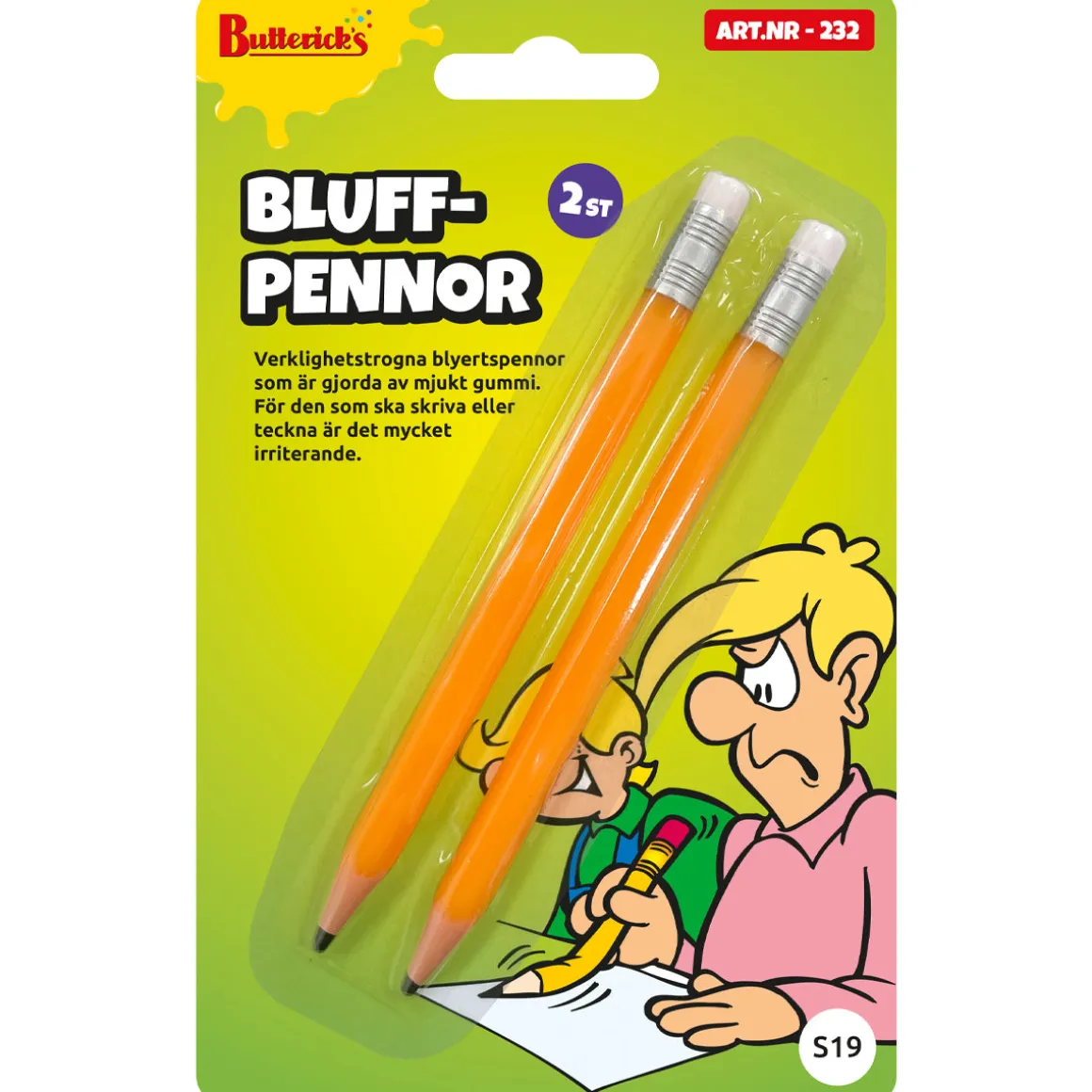 Bluffpenna, 2 st
