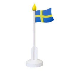 Bordsflagga, Sverige trä 24 cm