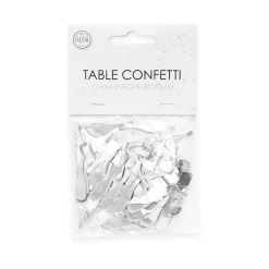 Bordskonfetti, Champagneflaska silver 14 g