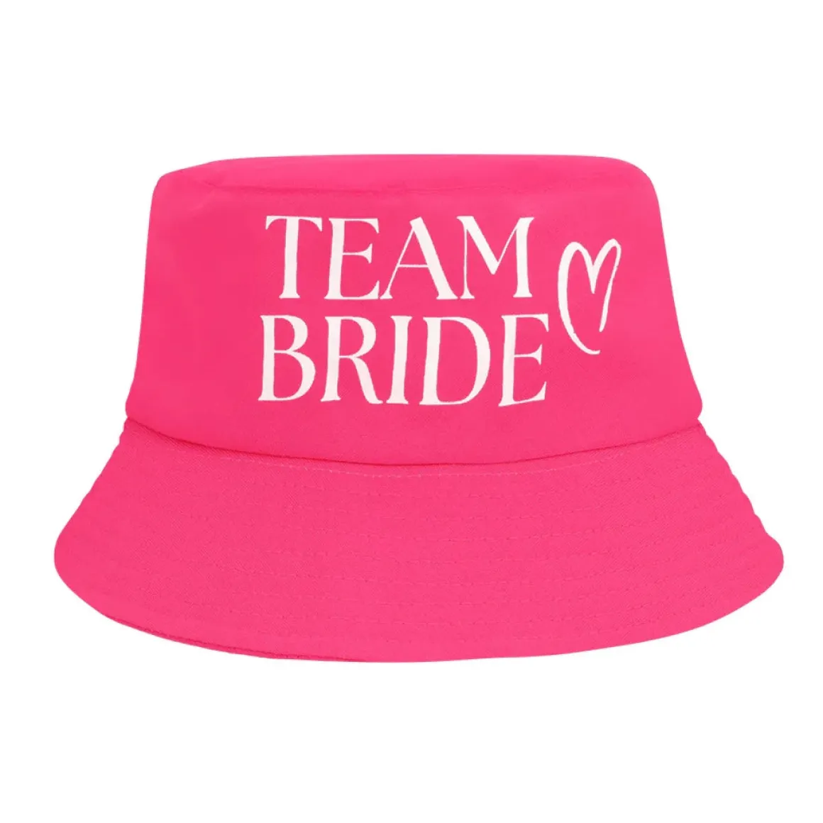 Bucket hat, team bride rosa