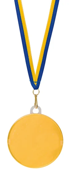 Chokladmedalj, blågult band neutral 23 g