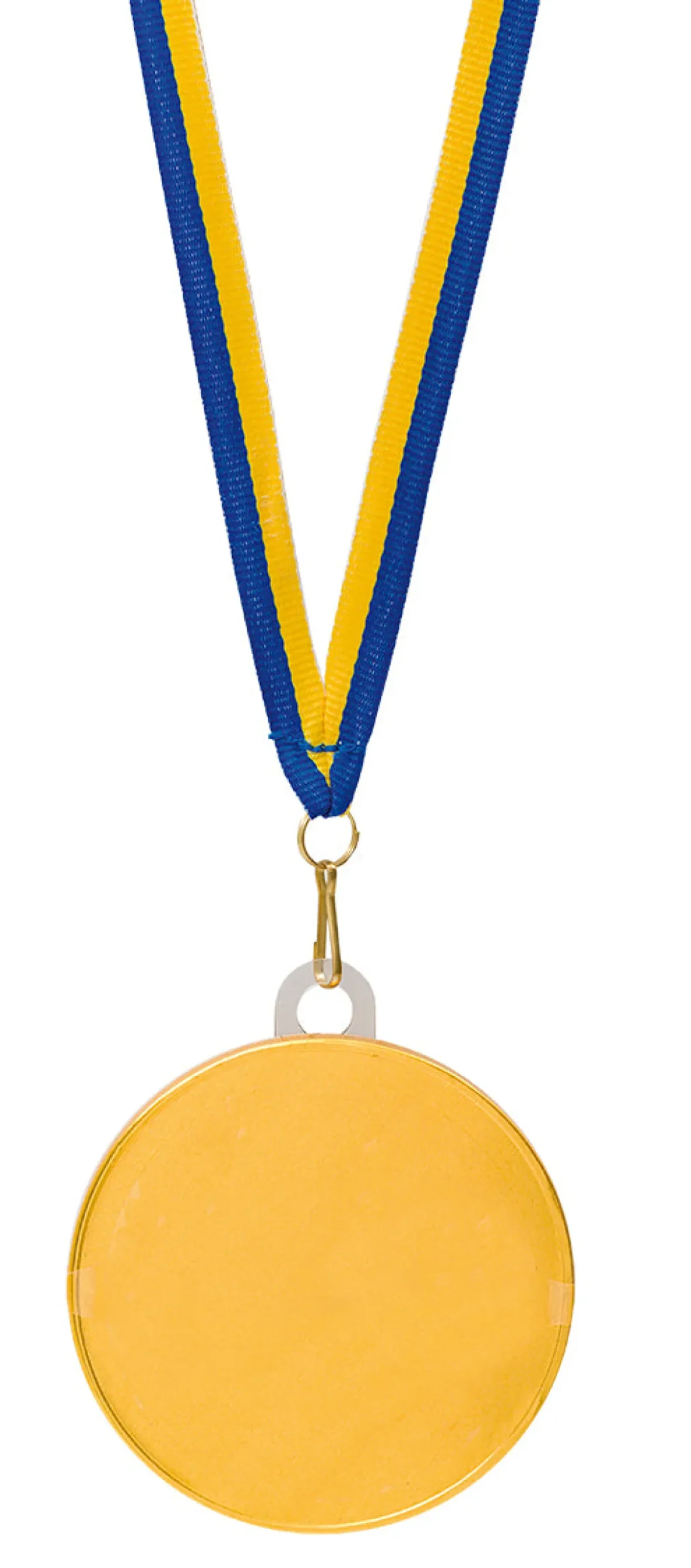 Chokladmedalj, blågult band neutral 23 g