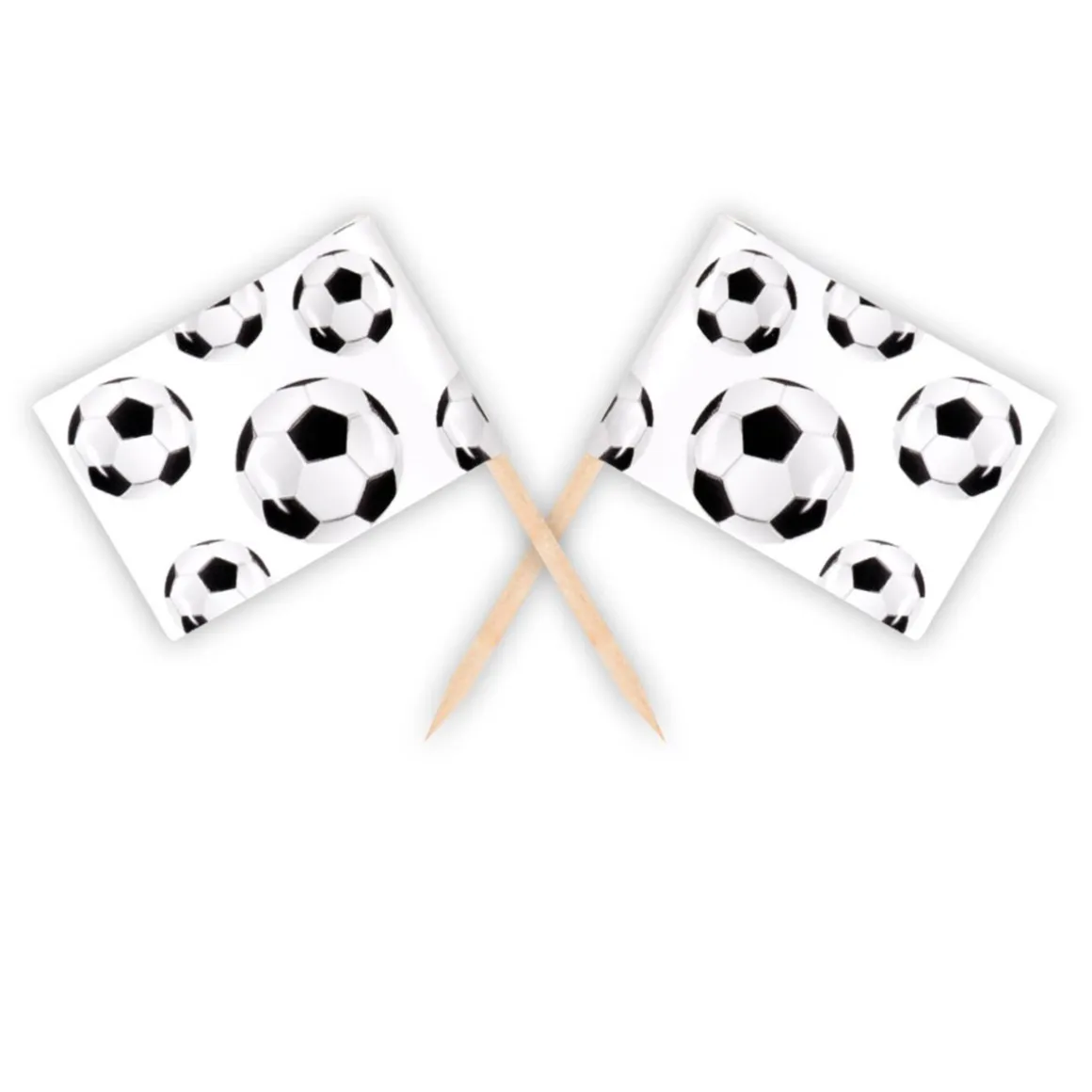 Cocktailflaggor, fotboll 24 st