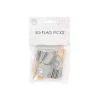 Cocktailflaggor, silver 50 st