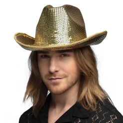 Cowboyhatt, groovy guld