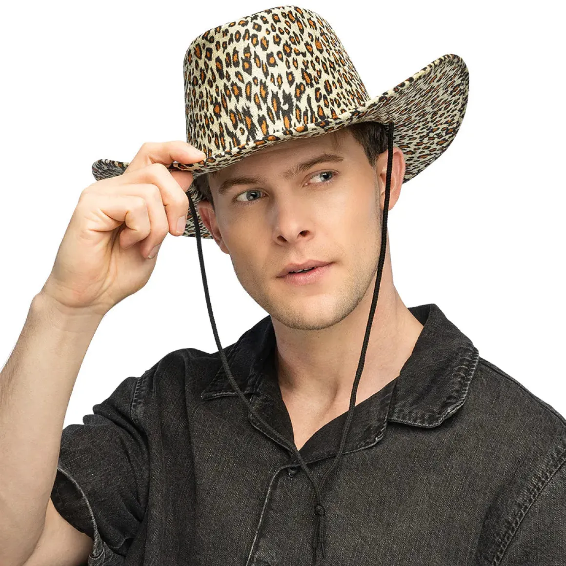Cowboyhatt, leopard