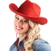 Cowboyhatt, rodeo röd