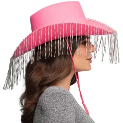 Cowboyhatt, showgirl rosa
