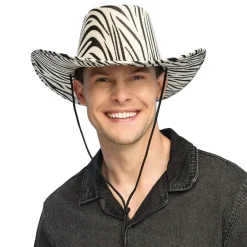 Cowboyhatt, zebra