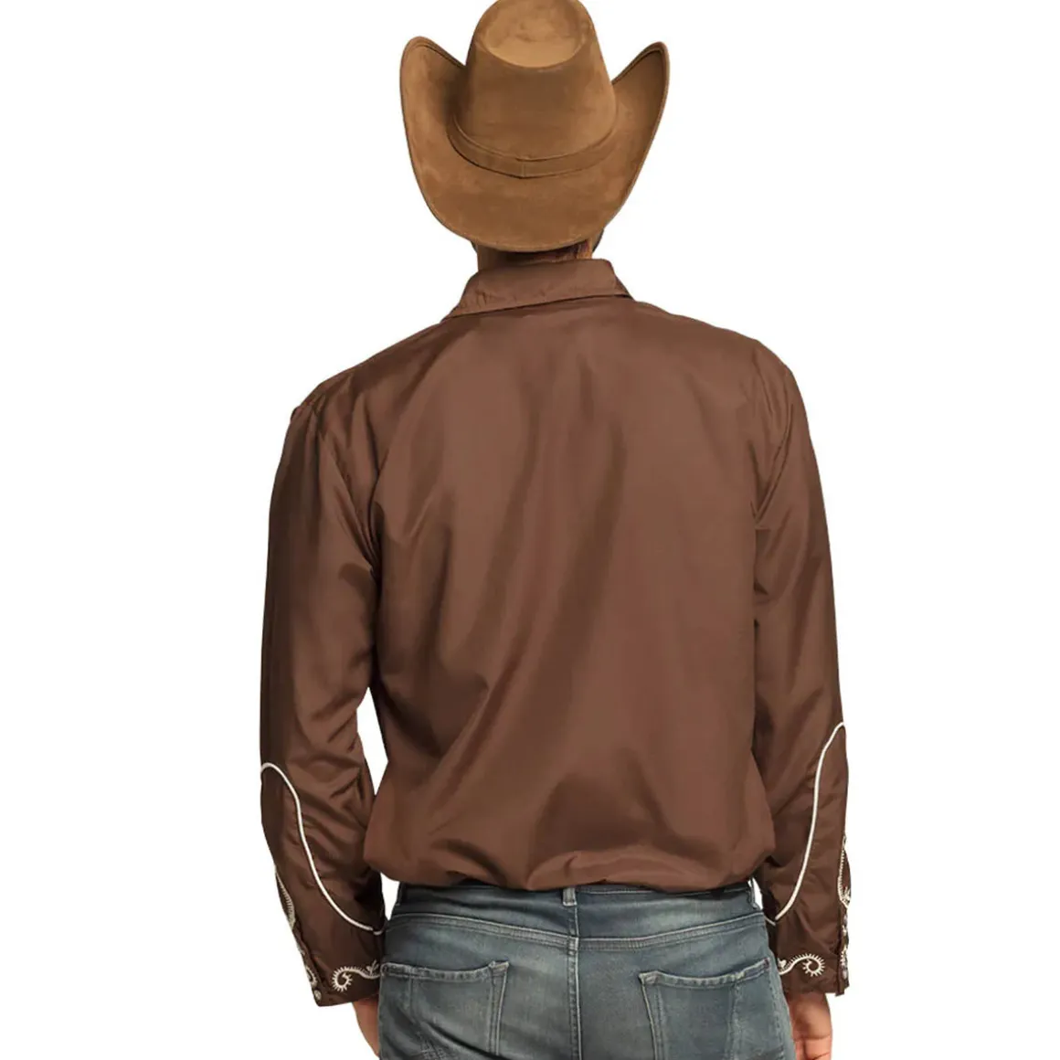 Cowboyskjorta, brun