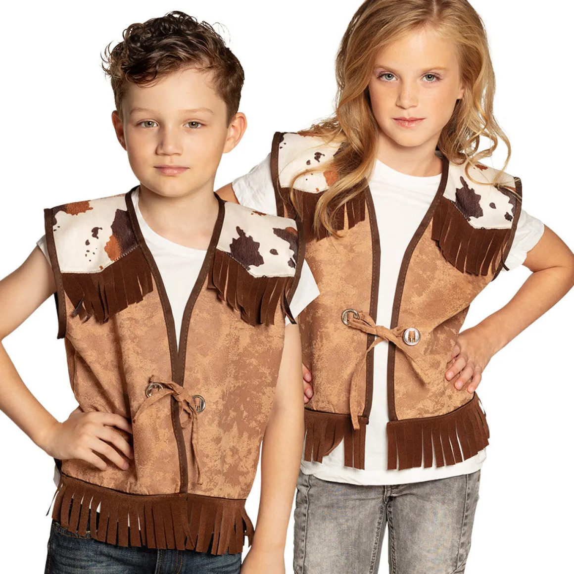 Cowboyväst barn, vilda västern 4-6 år