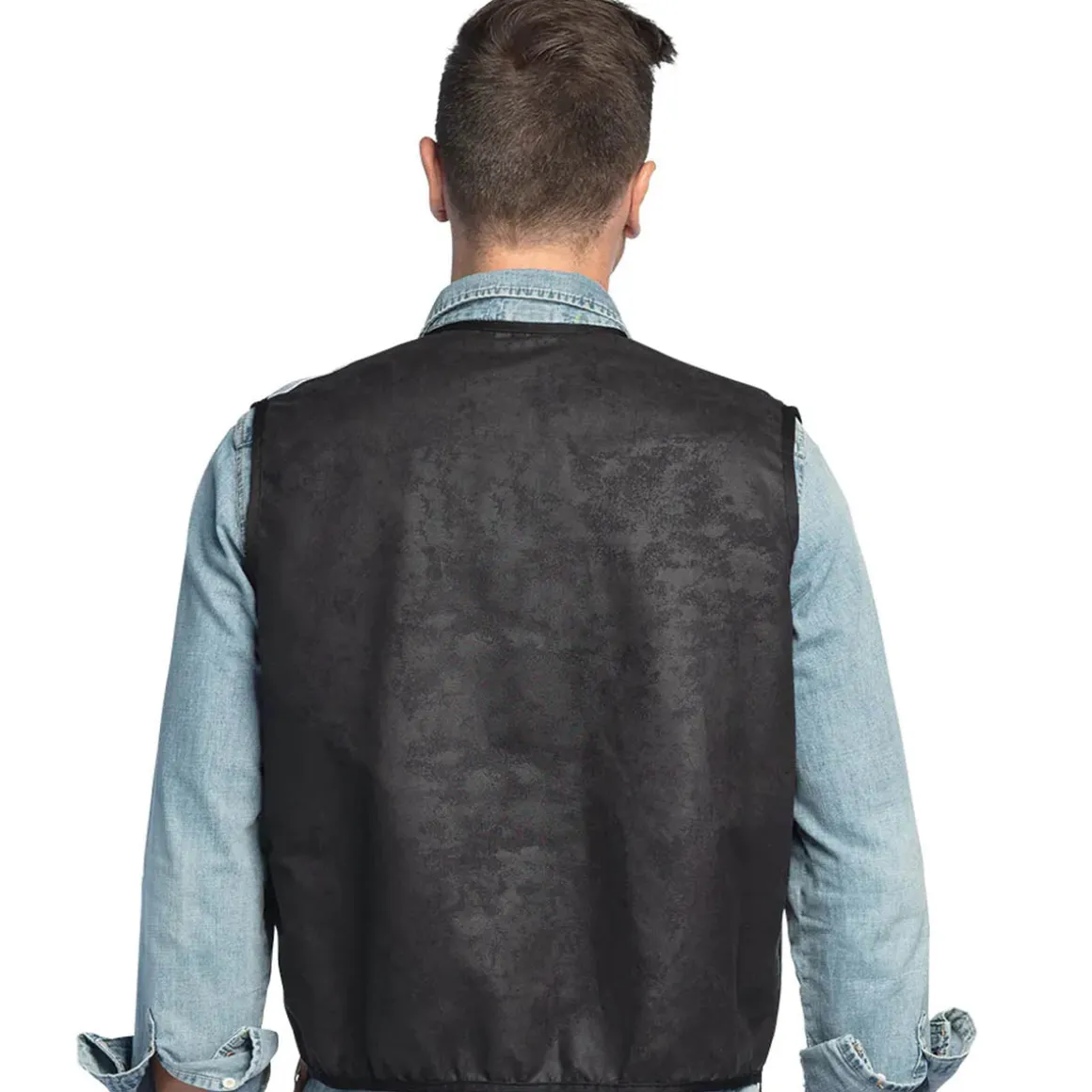 Cowboyväst, svart L/XL