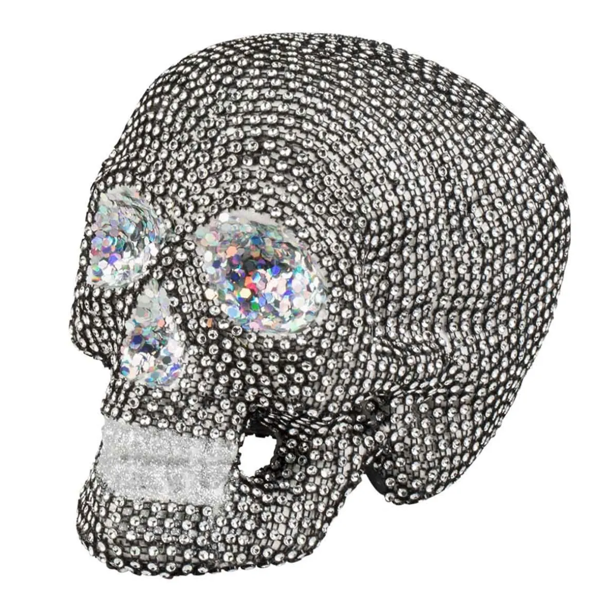 Dödskalle, diamanter 20x15x16 cm