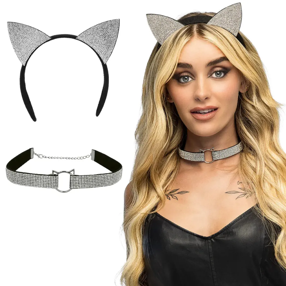 Diadem, cat diamond set