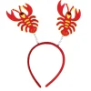 Diadem, kräftor gul/röd