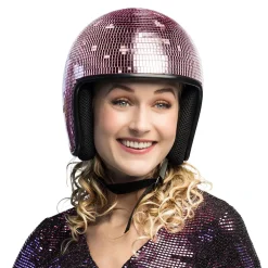 Discohjälm, rosa