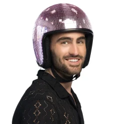 Discohjälm, rosa
