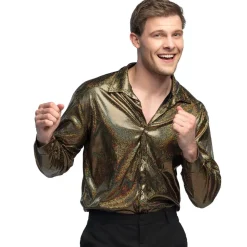 Discoskjorta, guld