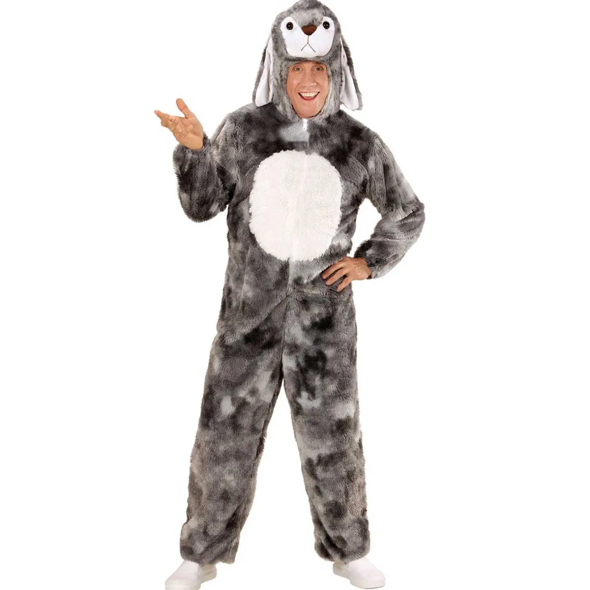 Dräkt, bunny grå M/L